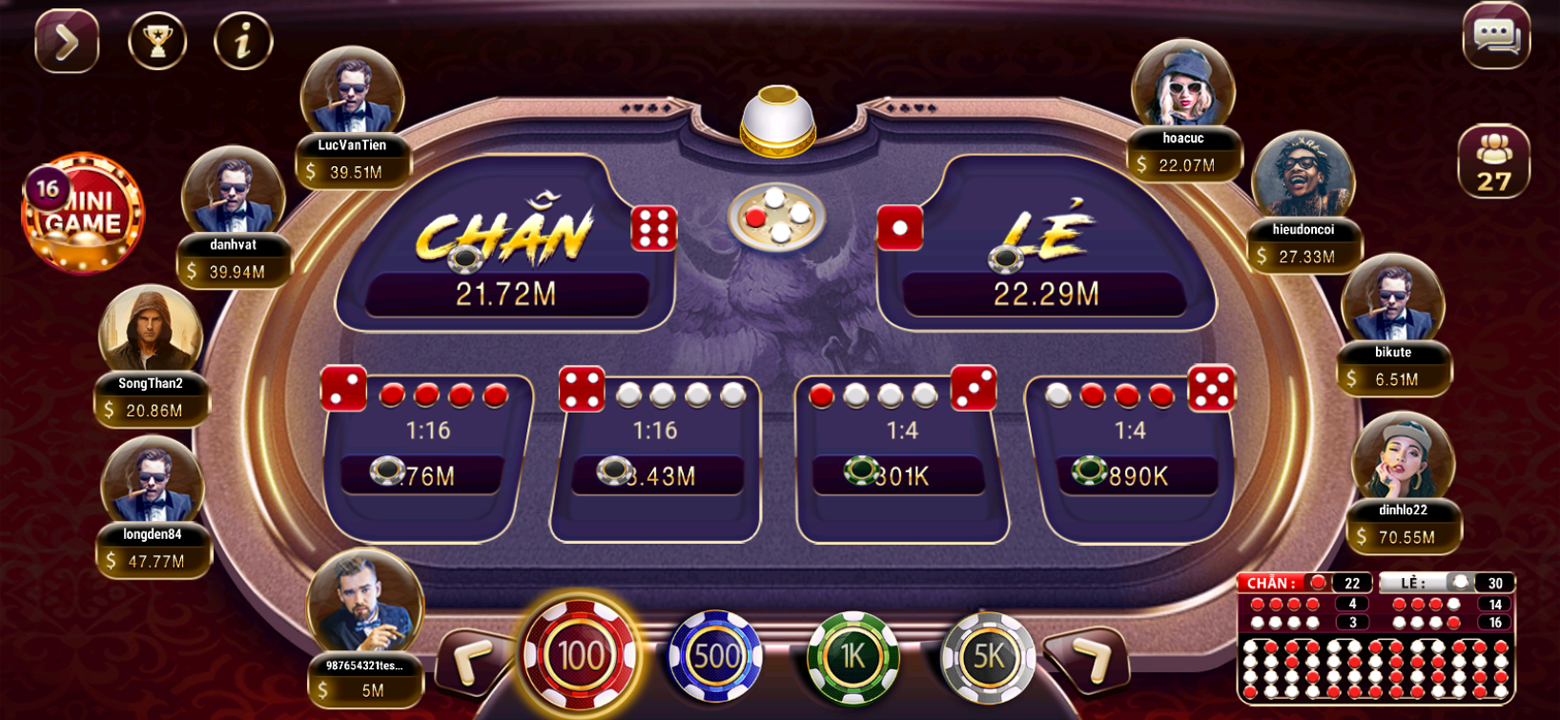 Ảnh chụp màn hình tính năng của Fun88 Ninja